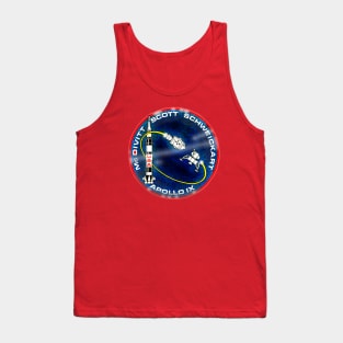 apollo 9 mission "patch" artwork Tank Top